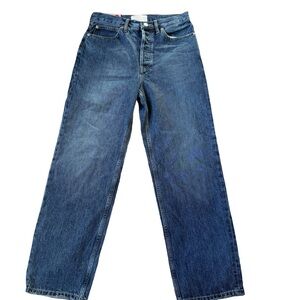 Everlane Womens The Rigid Way-High® Jean Rich Indigo Size 27 Regular